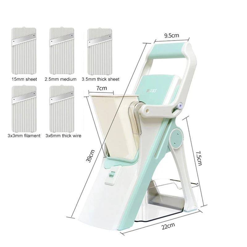 5 in 1 Multifunctional Vegetable Cutter Lemon Slicing Chopping Grating Slicer Grater Not Hurting Your Hands Kitchen Accessories