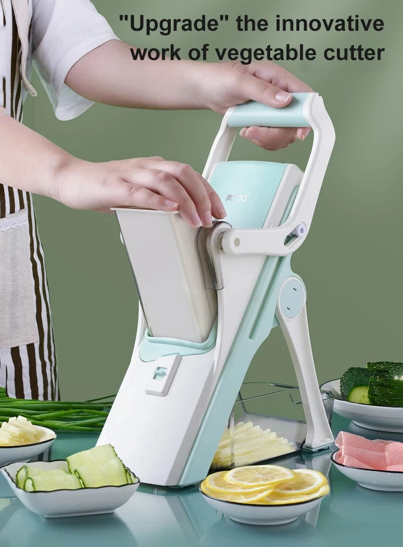5 in 1 Multifunctional Vegetable Cutter Lemon Slicing Chopping Grating Slicer Grater Not Hurting Your Hands Kitchen Accessories
