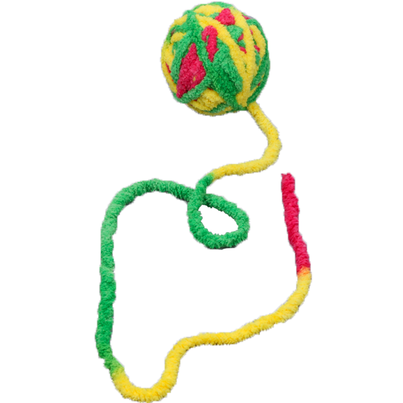 Molar Bite Woolen Yarn Ball Interactive Educational Toys Pet Cat