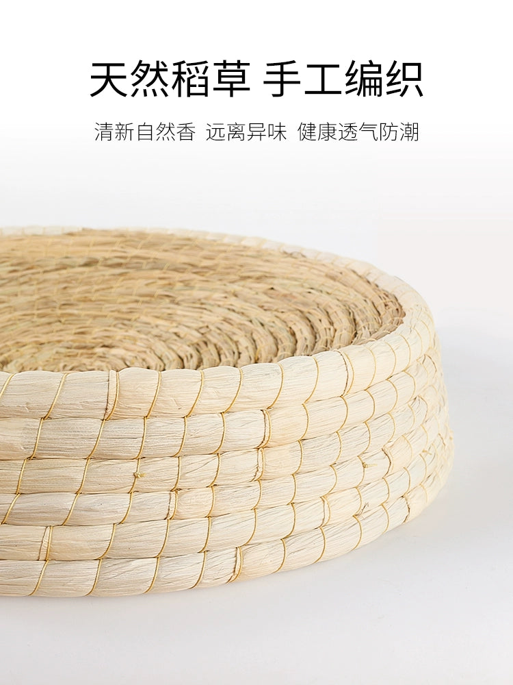 Summer Winter Cat Scratching Lever Cat Nest Straw Woven Cat Nest Kennel Ingot Chicken Coop Lower Egg Nest Breeding Nest