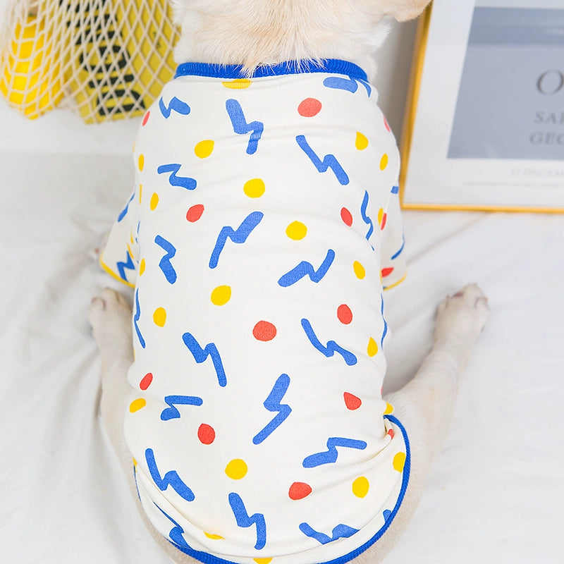 French Bulldog Clothes French Bulldog Pug Clothes Pet Dog Autumn and Winter Undershirt Stretchy Underwear Clothes Fat Dog Clothes