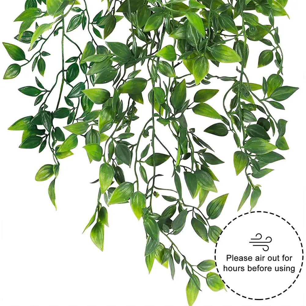 Artificial Hanging Plants Small Fake Potted Plants For Indoor Outdoor Shelf Wall Decor Aesthetic Room Decoration Garden Decor