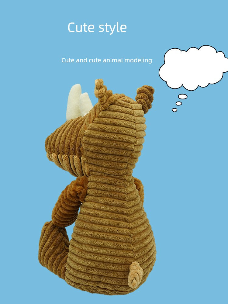 Pet Dog Toy Large Sound Muppet Toy Bite-Resistant Stuffed Labrador Golden Retriever Relieving Stuffy Molar