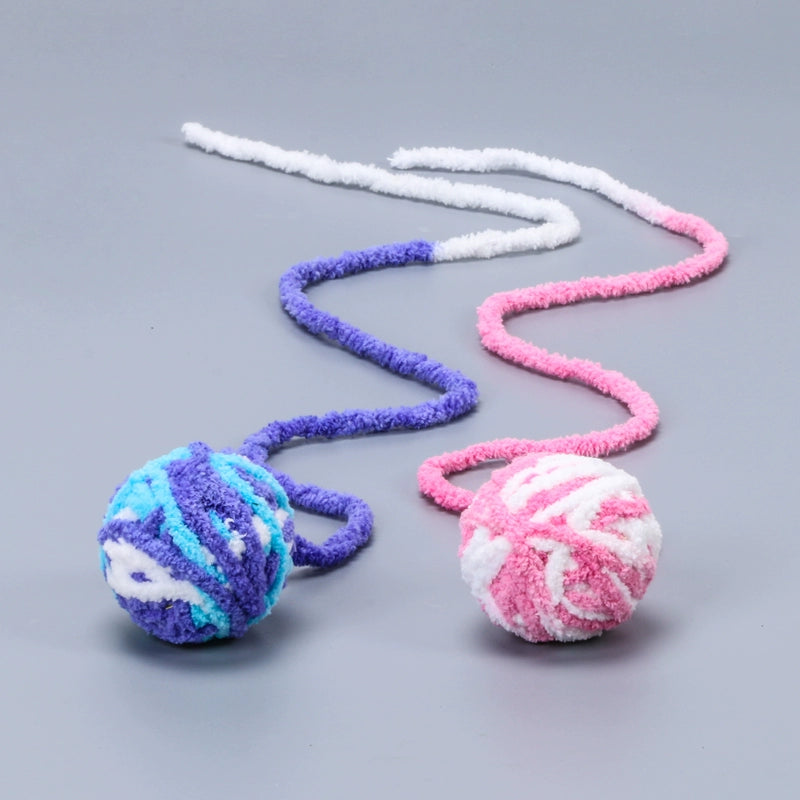 Molar Bite Woolen Yarn Ball Interactive Educational Toys Pet Cat