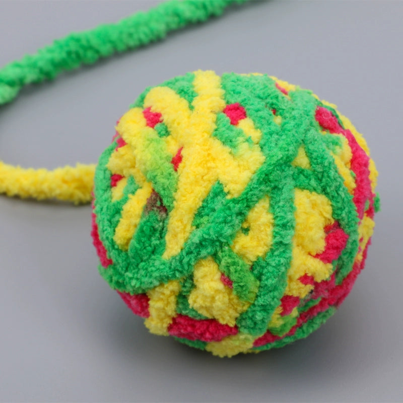 Molar Bite Woolen Yarn Ball Interactive Educational Toys Pet Cat