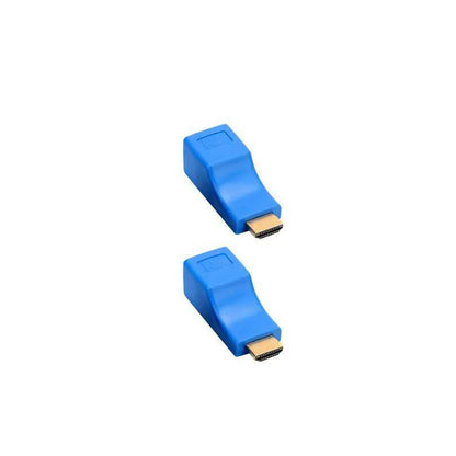 HDMI-compatible Extender 1080P RJ45 Ports LAN Network HD Extension 30m Over CAT5e/6 UTP LAN Ethernet Cable for HDTV Monitor