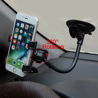 Phone Car Holder Flexible 360 Degree Rotation Car Mount tripod Mobile Phone Holder For Smartphone Car Phone Holder Support GPS