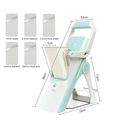 5 in 1 Multifunctional Vegetable Cutter Lemon Slicing Chopping Grating Slicer Grater Not Hurting Your Hands Kitchen Accessories