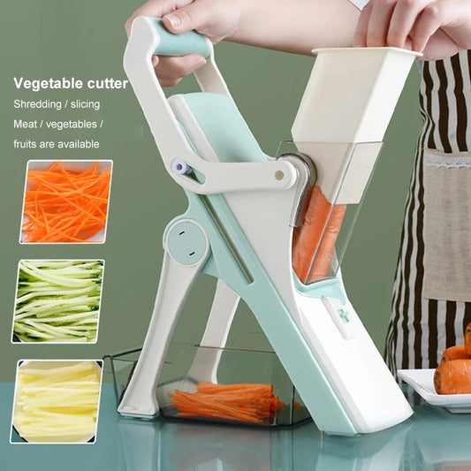 5 in 1 Multifunctional Vegetable Cutter Lemon Slicing Chopping Grating Slicer Grater Not Hurting Your Hands Kitchen Accessories