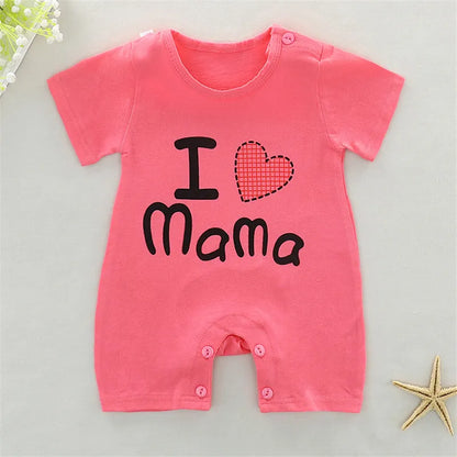 Summer Baby Jumpsuit Short Sleeved 100% Cotton Cute Newborn Boys Girls Romper Baby Jumpsuit Kid Clothes Children's Clothing