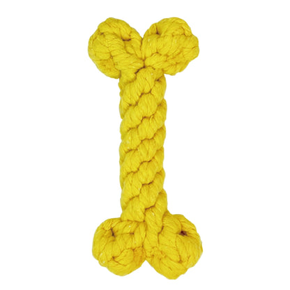 Dog Toy Molar Bone Teddy Corgi Pomeranian Knot Toy Puppy Small Size Dogs Dog Chew Pet Knot