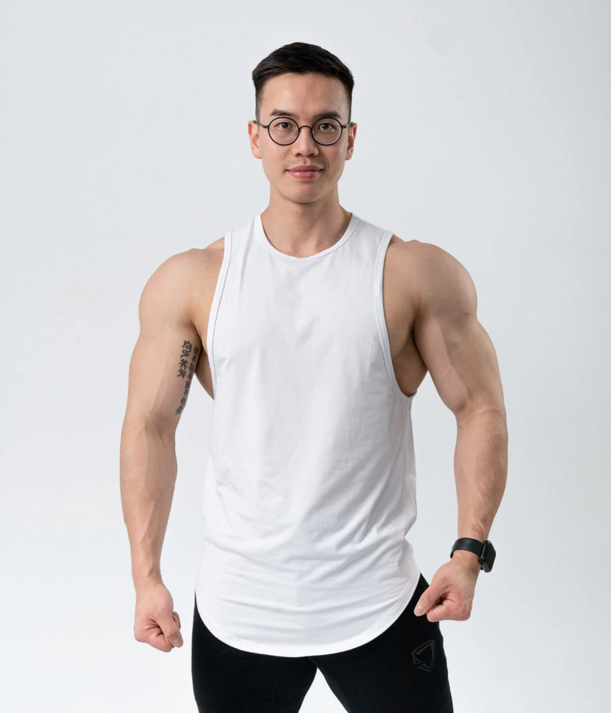Summer New Fitness Vest Men's Stretch Cotton Equipment Muscle Training Brothers Basketball Sports Light Board Sleeveless T-shirt
