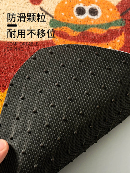 Silk Loop Main Driving Anti-Dirty Cute General Car Foot Mat