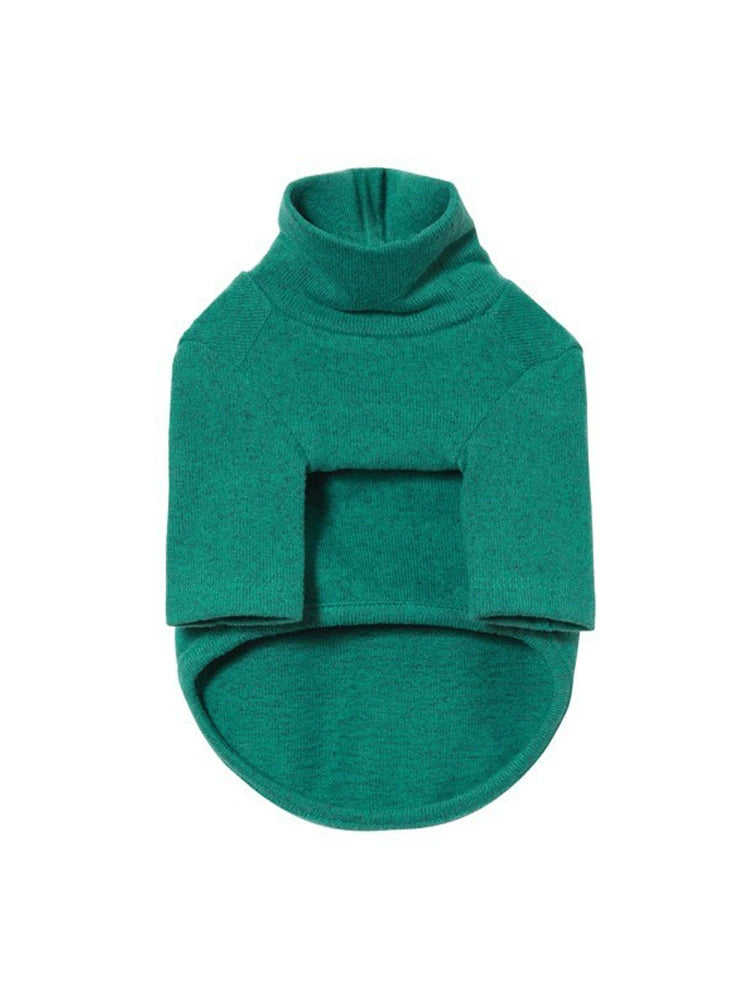 Sniff Pet Dog Cat Autumn and Winter Clothes Teddy/French Bulldog Corgi Brushed Turtleneck Comfortable Casual Sweater