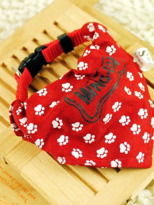 Poodle Dog Collar Bib Bichon Golden Retriever Triangular Binder