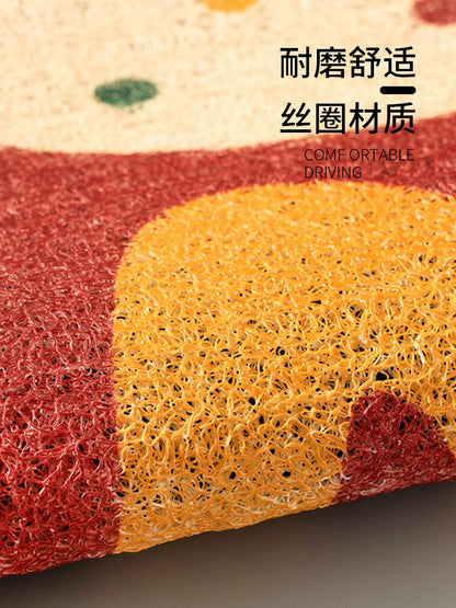 Silk Loop Main Driving Anti-Dirty Cute General Car Foot Mat