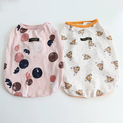 Jarre Aero Bull Space Deer Sweater Soft Cotton Cute Fat Dog Clothes Jiafei Yingdou Pug Spring Bully Sun-Proof and Breathable