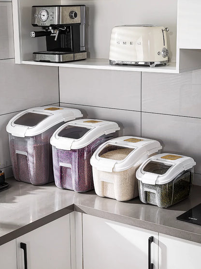 Cat Food Storage Bucket Pet Food Storage Food Sealed Moisture-Proof Box Storage Dog Food Sealed Barrel Food Barrel