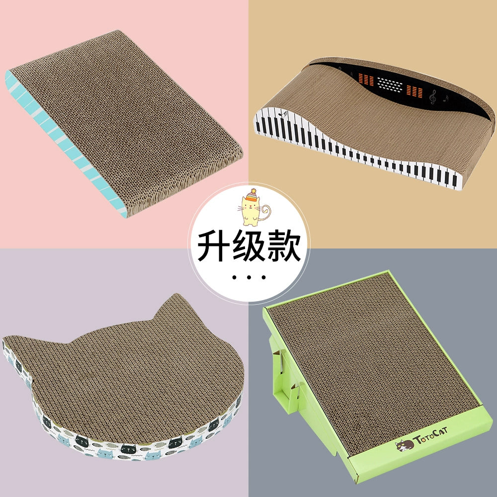 Vertical Cat Scratch Board Cat Litter Scratch-Resistant Wear-Resistant Non-Chip Small Cat Disc Corrugated Paper Cat's Paw Toy Supplies Bowl