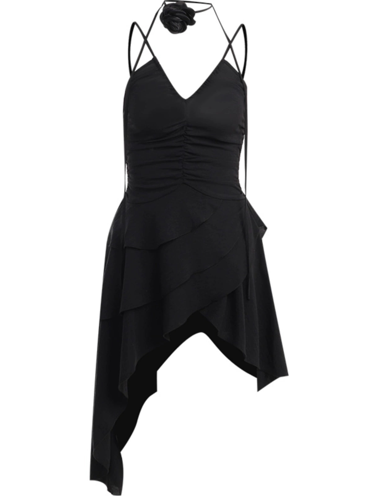 Girlsat18 Black Sexy Sling Dress
