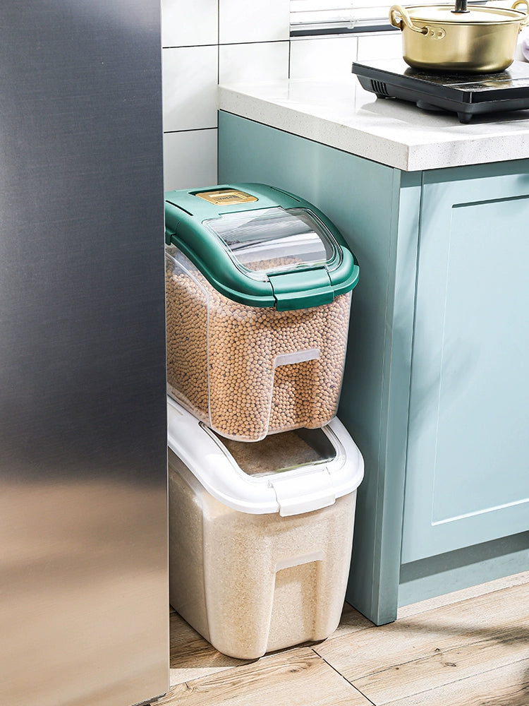 Cat Food Storage Bucket Pet Food Storage Food Sealed Moisture-Proof Box Storage Dog Food Sealed Barrel Food Barrel