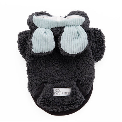 Cute Cat Clothes Autumn and Winter Thickened Kitten Blue Cat Kittens Ragdoll Hairless Cat Pet Winter Clothing