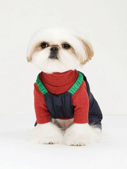 Sniff Pet Dog Cat Autumn and Winter Clothes Teddy/French Bulldog Corgi Brushed Turtleneck Comfortable Casual Sweater