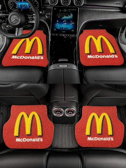 Silk Loop Main Driving Anti-Dirty Cute General Car Foot Mat