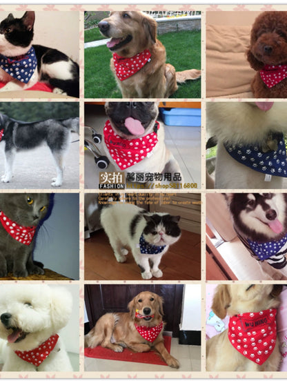 Poodle Dog Collar Bib Bichon Golden Retriever Triangular Binder