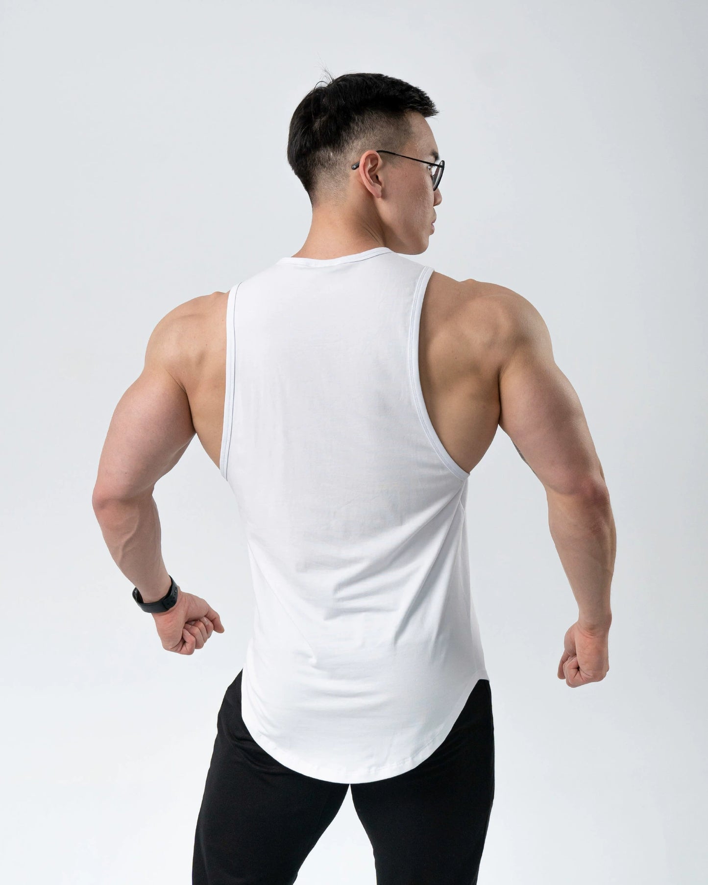 Summer New Fitness Vest Men's Stretch Cotton Equipment Muscle Training Brothers Basketball Sports Light Board Sleeveless T-shirt