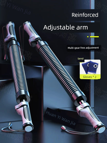 ARM Exerciser Men Adjustable Spring Bar Handy Gadget Strength Grip Chest Muscle Training 60 Tension For Home Fitness Equipment