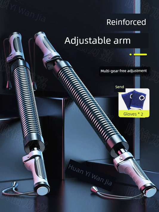 ARM Exerciser Men Adjustable Spring Bar Handy Gadget Strength Grip Chest Muscle Training 60 Tension For Home Fitness Equipment