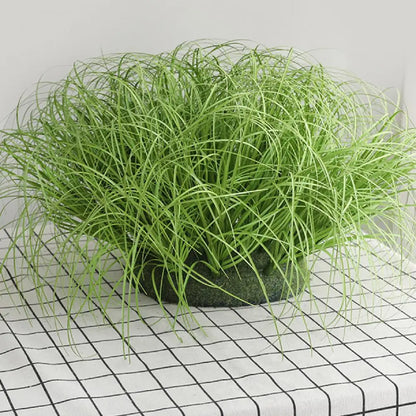 10Pcs/Set Realistic Artificial Grass Exquisite Plastic Plants Aesthetic Vivid Artificial Grass Simulation Grass Home Decoration