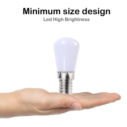 1/2/4Pcs E14/E12 Light Bulbs 220V LED Fridge Mini Lamp Replace Kitchen Refrigerator Display Cabinet Lights Sewing Machine Lamps