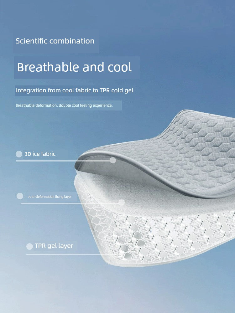 Breathable Silicone Summer Mat All Year Round Universal Car Cushion