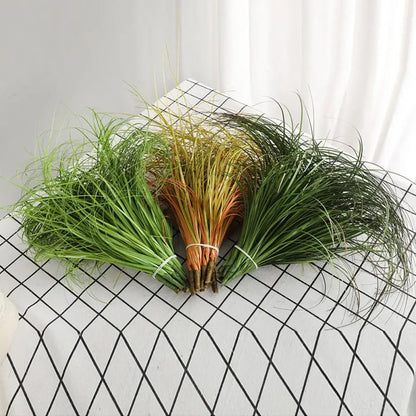 10Pcs/Set Realistic Artificial Grass Exquisite Plastic Plants Aesthetic Vivid Artificial Grass Simulation Grass Home Decoration