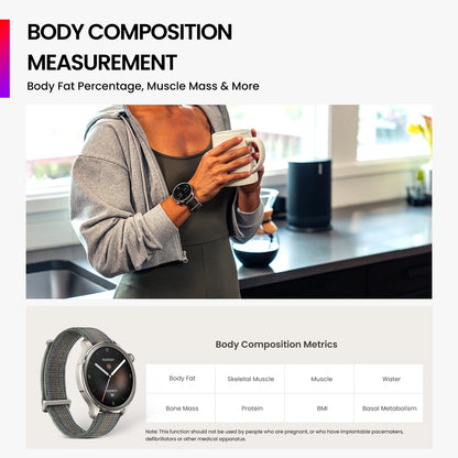 [World Premiere] New Amazfit Balance Smart Watch Large 1.5" AMOLED Display 6 Satellite Positioning Systems Smartwatch