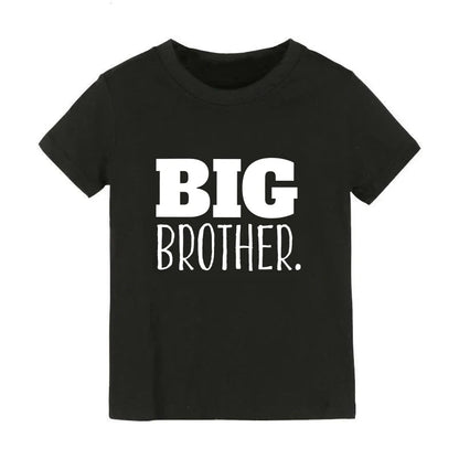 T-shirts Big Brother&Little Brother Kids T-Shirt Children cotton fashion tee Tops Boys Short Sleeve Baby Casual Clothes 0-7years