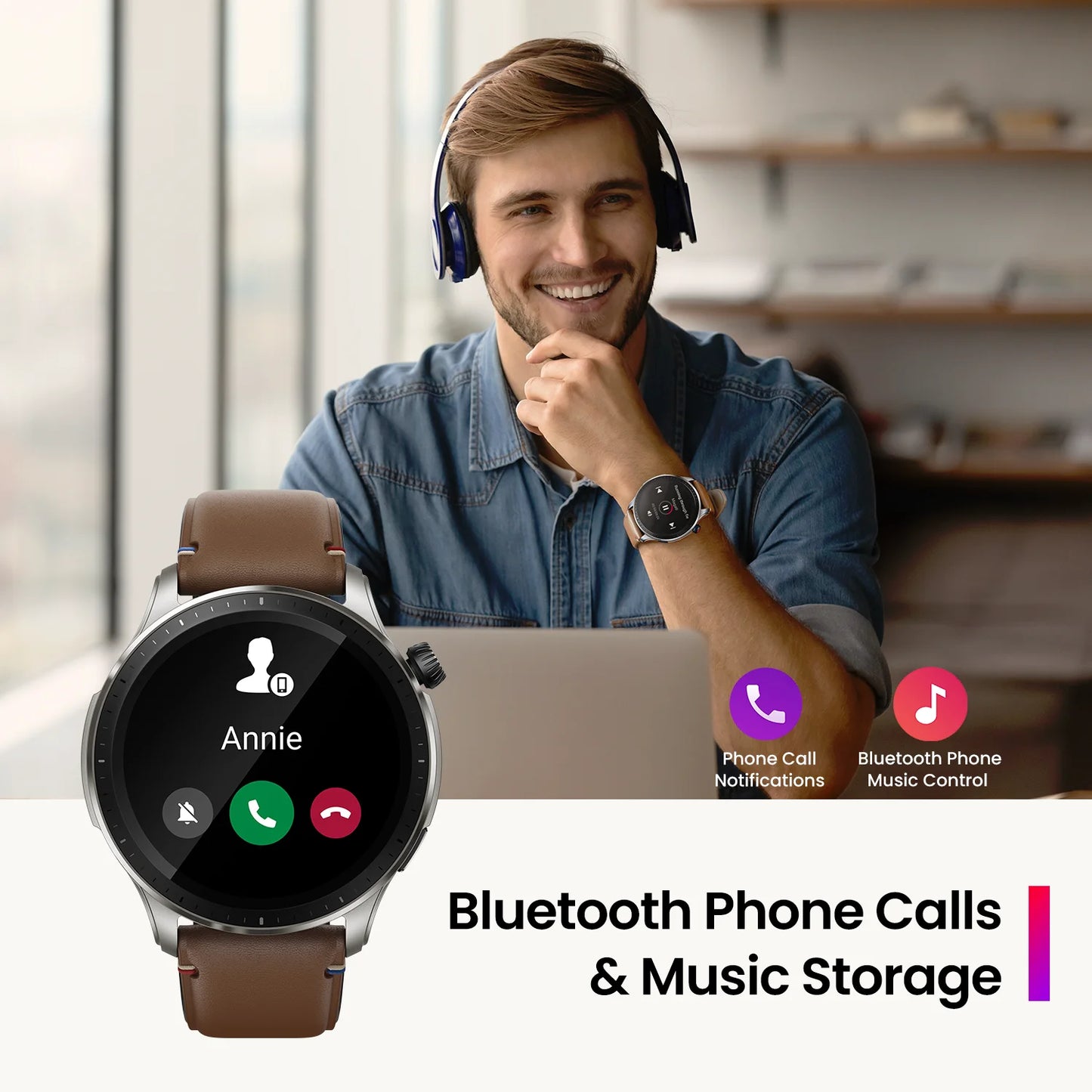 New Amazfit GTR 4 Smartwatch Dual-band Positioning Bluetooth Phone Calls Smart Watch Music Storage For  Android  IOS