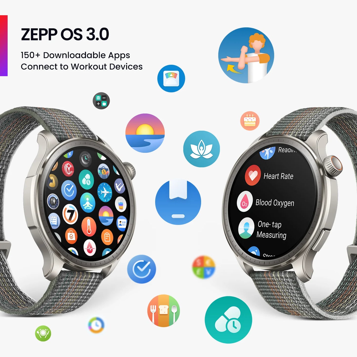 [World Premiere] New Amazfit Balance Smart Watch Large 1.5" AMOLED Display 6 Satellite Positioning Systems Smartwatch