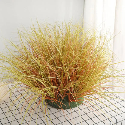 10Pcs/Set Realistic Artificial Grass Exquisite Plastic Plants Aesthetic Vivid Artificial Grass Simulation Grass Home Decoration