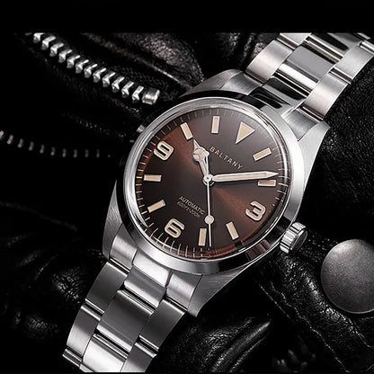 Baltany Explorer pays tribute to men's mechanical watch, top grade sapphire stainless steel 200M waterproof and luminous watch f