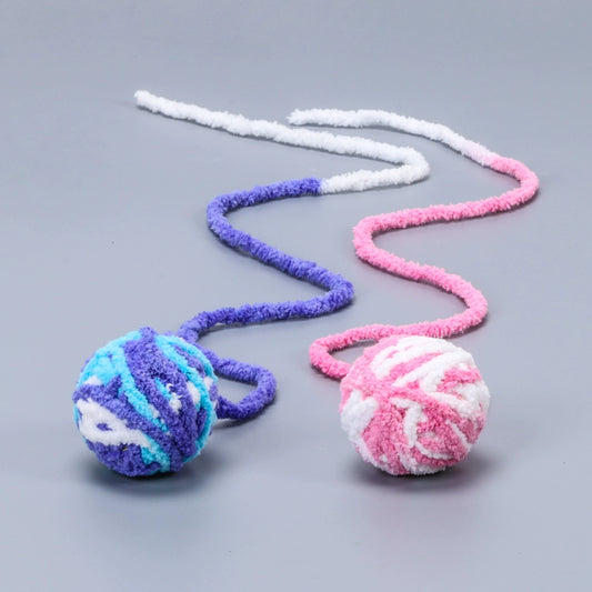 Molar Bite Woolen Yarn Ball Interactive Educational Toys Pet Cat